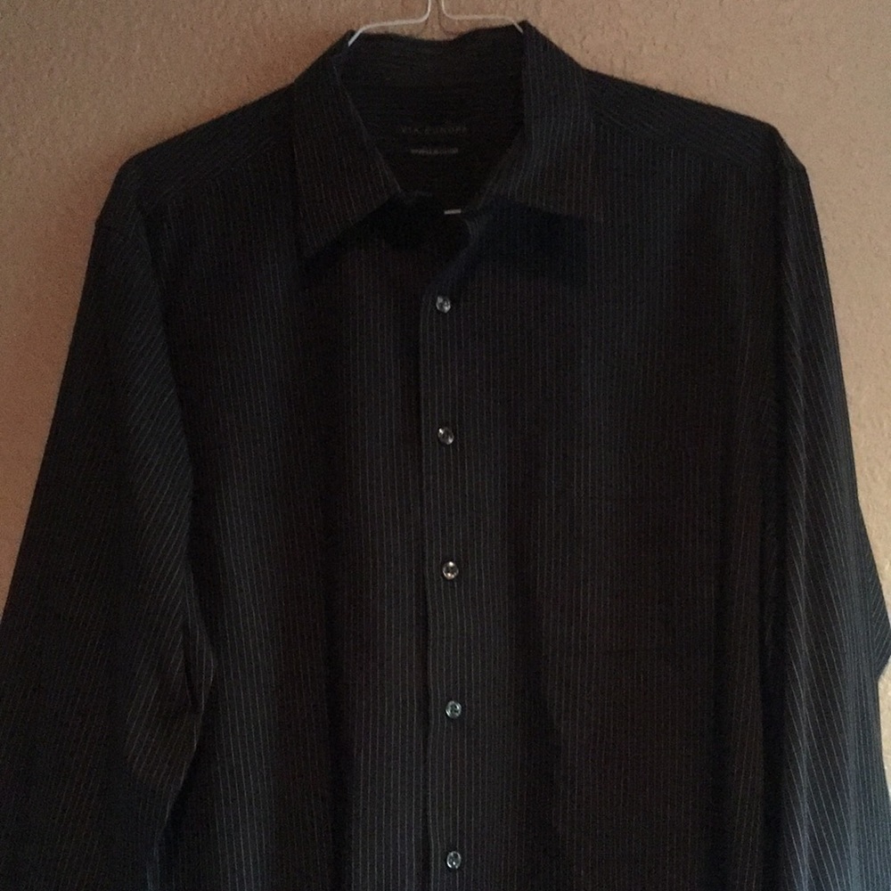 Men’s pinstripe dress shirt